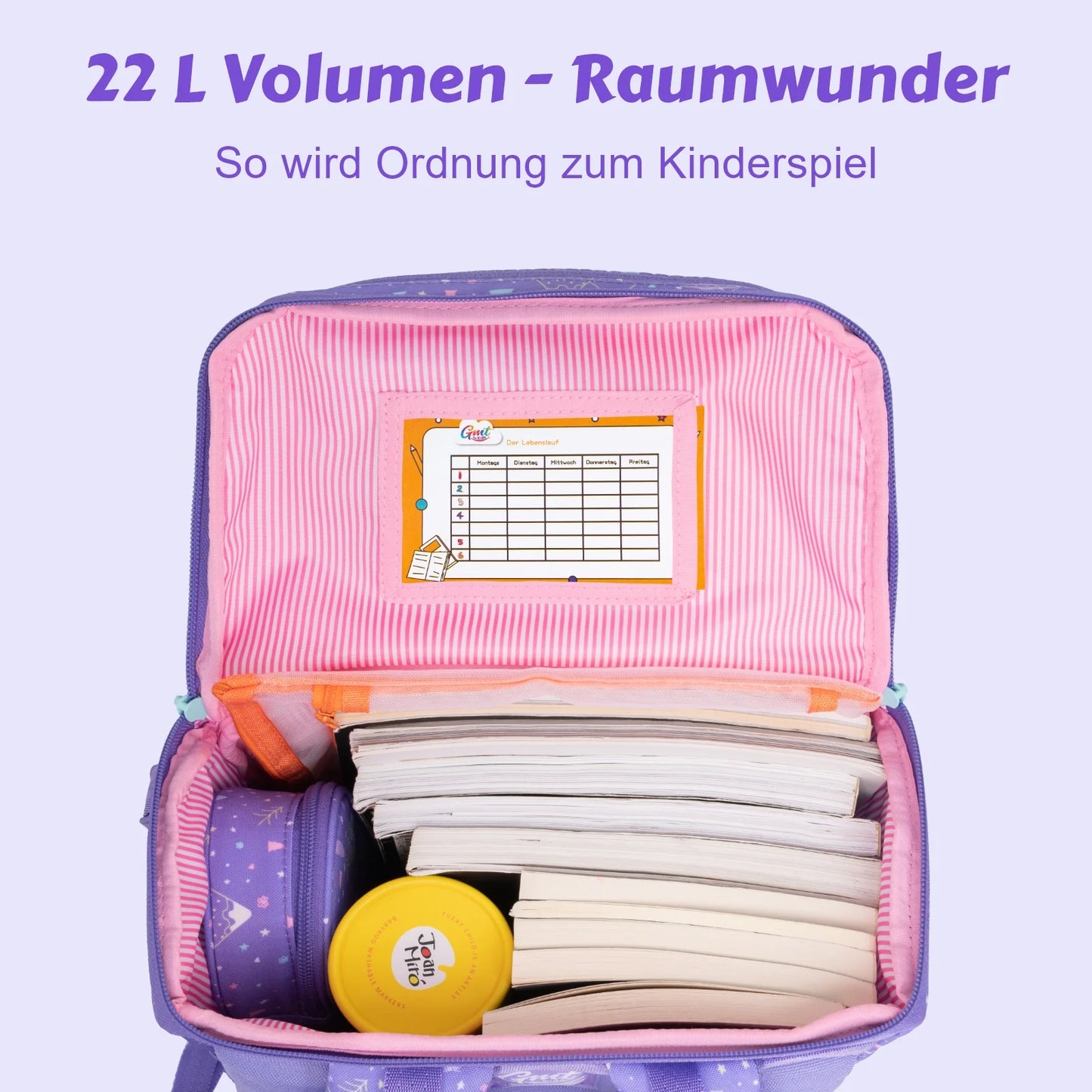 GMT LIGHT - Skolesekken – Prinsesse Kitty